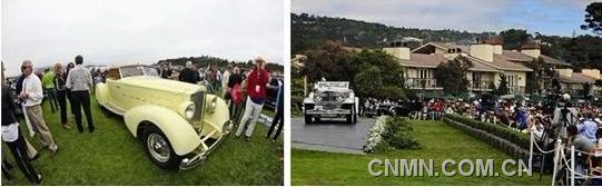 2011年加州圓石灘汽車巡展”(Concour de Elegance at Pebble Beach, CA)活動現場照片。